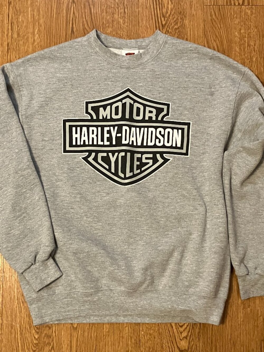 Vtg 2001 Harley Davidson Sweatshirt Shenandoah Waynesboro VA Gray Crewneck S-M
